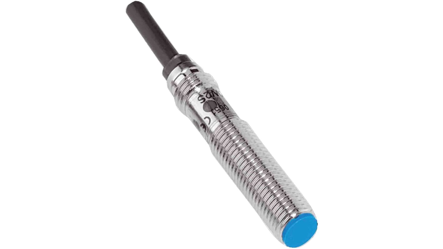 Sensore di prossimità cilindrico PNP Sick IME08-1B5PSZW2K, induttivo, M8, rilevamento 1,5 mm, IP67, metallo, 43 mm x 8 mm.