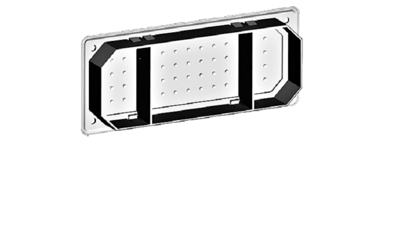 Flangia bicomponente Siemens 8GK9100-0KK01 per accessori generali, facile montaggio e collegamento in infrastrutture elettriche.
