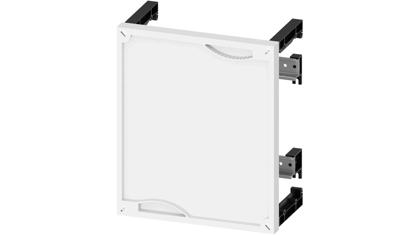 Adattatore Siemens 8GK4401-2KK12 per terminal modulari ALPHA 400/630 DIN, dimensioni 300x250 mm, con copertura orizzontale chiusa.