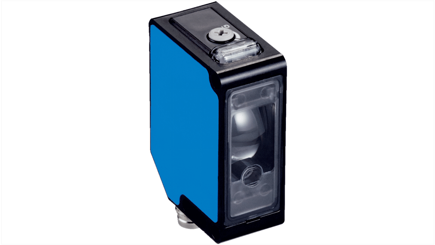 Sensore fotoelettrico rettangolare Sick WTT190L-P2231, tecnologia a tempo di volo, rilevamento 200 mm - 2,5 m, IP67.