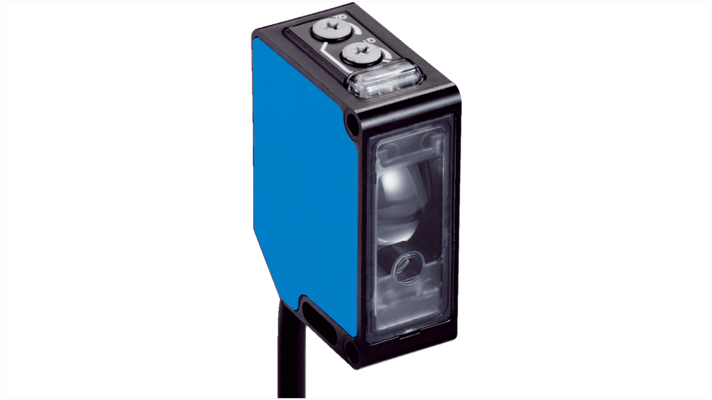 Sensore fotoelettrico rettangolare Sick WTT190L-P3536, tecnologia a tempo di volo, rilevamento 200 mm - 2,5 m, uscita PNP, IP67.