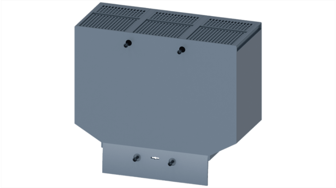 Coperchio Siemens 3VA9401-0WG30 per interruttori 3VA1 e 3VA2, compatibile con modelli 400/630, garantisce protezione e integrità.