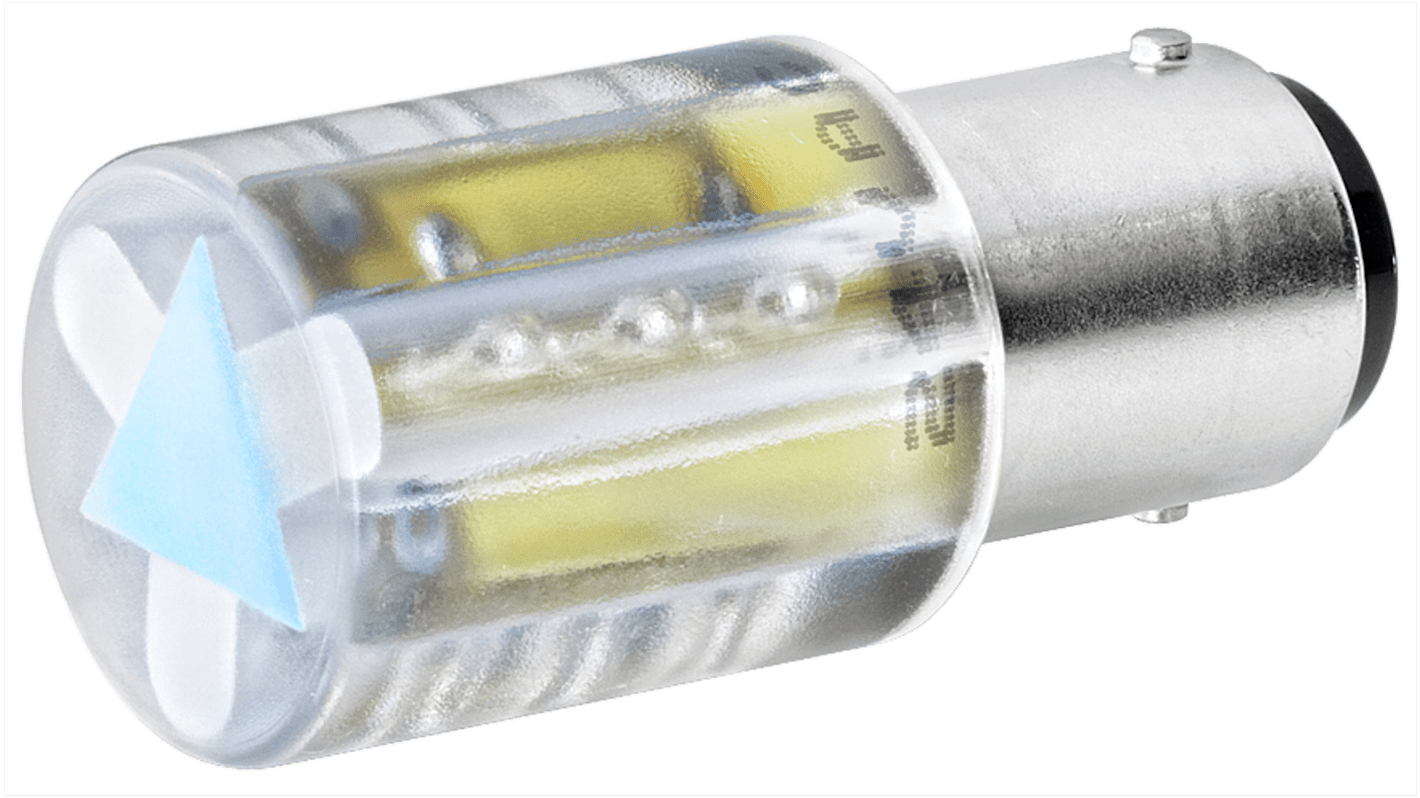 Lampada verde Siemens 8WD4458-6XB per colonne di segnalazione, 230 V, LED, resistente agli urti, montaggio a baionetta.