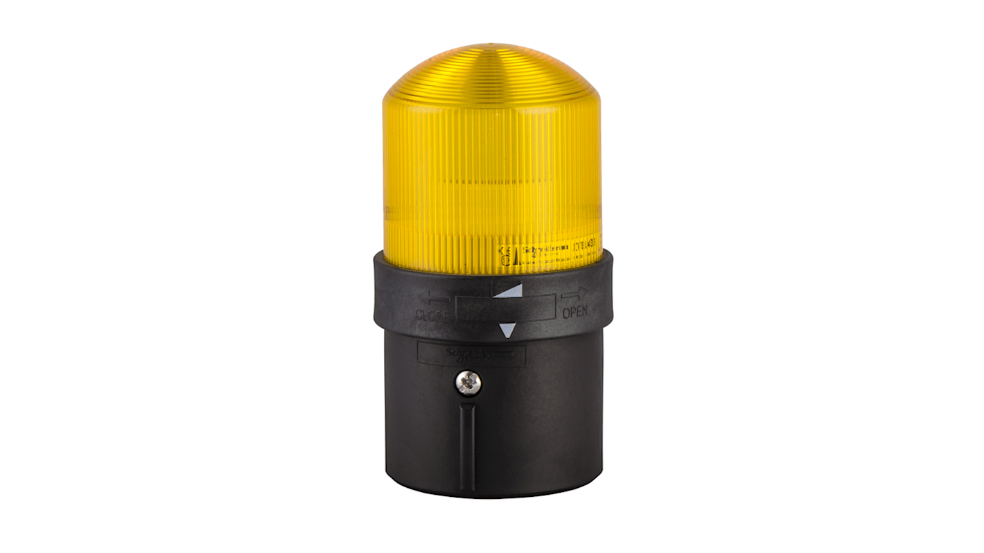 Segnalatore luminoso giallo Harmony XVBL, LED integrato 230V c.a. IP65. Ideale per luce torre. Schneider Electric - XVBL0M8.