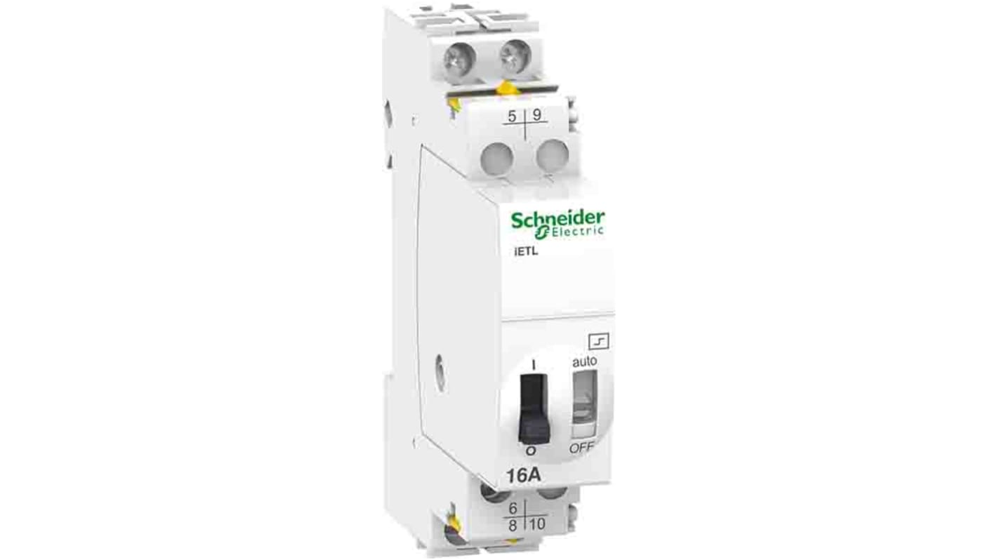 Relè di controllo Schneider Electric CA2KN223B7, 2NO 2NC, 10 A, 24 Vac, montaggio su guida DIN, progettato per automazione.
