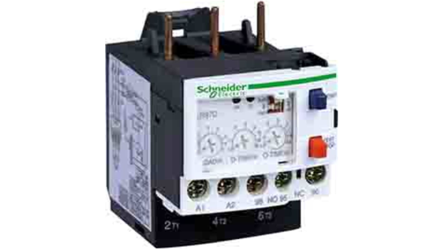 Relè di sovraccarico termico Schneider Electric LR97D38M7, FLC 38 A, per il controllo di motori a 240 Vac.
