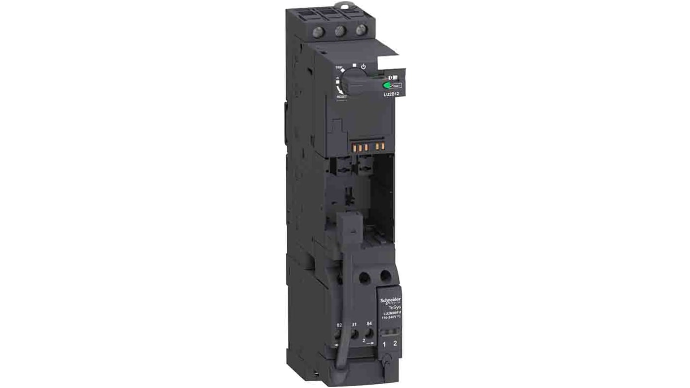 Starter motore avanzato Schneider Electric LUCC12B, 2.2 kW, 690 V, 12 A, protezione IP20/IP40, conforme EU RoHS.