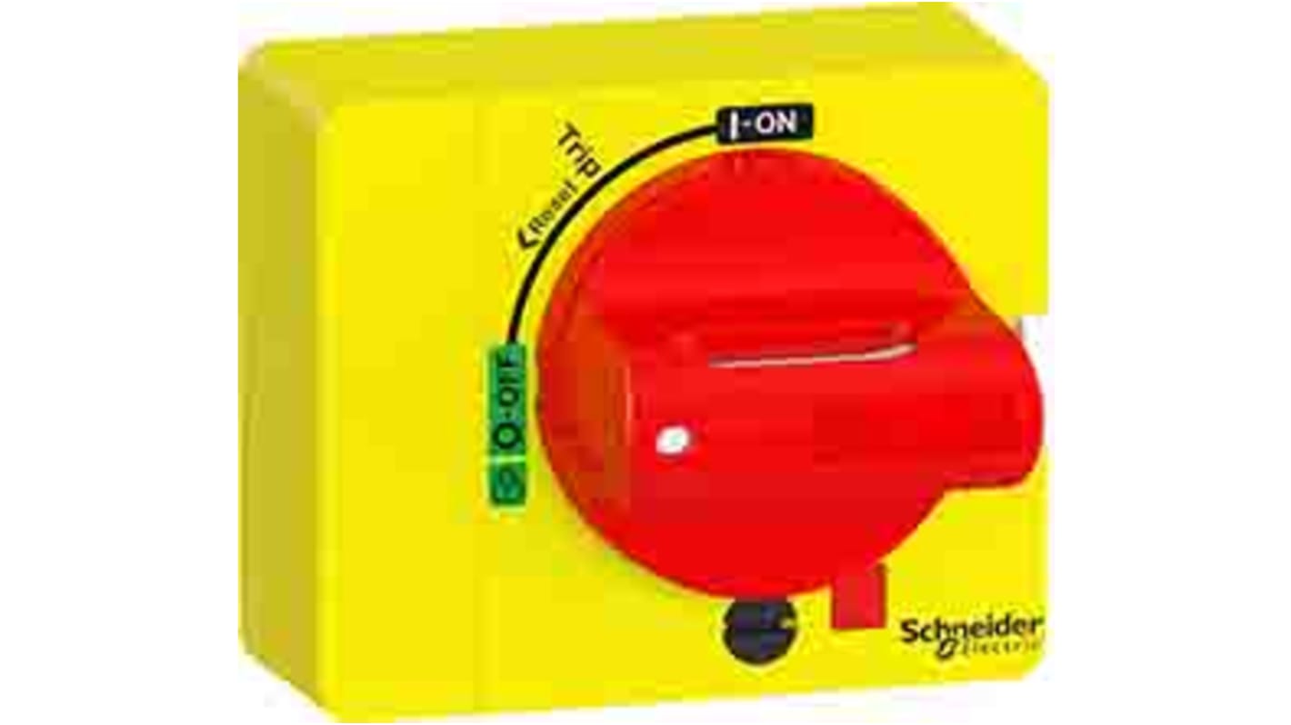 Manopola rotante rossa Schneider Electric GV4ADN02, grado di protezione IP40, montaggio fisso, serie TeSys.