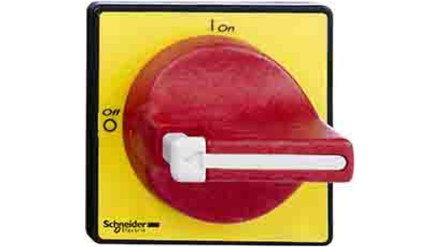 Manopola rotante Schneider Electric KDD1PZ per TeSys VARIO, colore rosso, lunghezza 60mm, grado di protezione IP65.