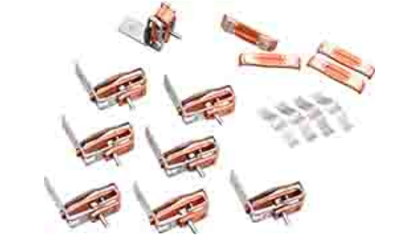 Set di contatti principali Schneider Electric LA5FH441, 4 poli per TeSys F, compatibile con CR1F2654 e LC1F2654. Peso 0,88 Kg.