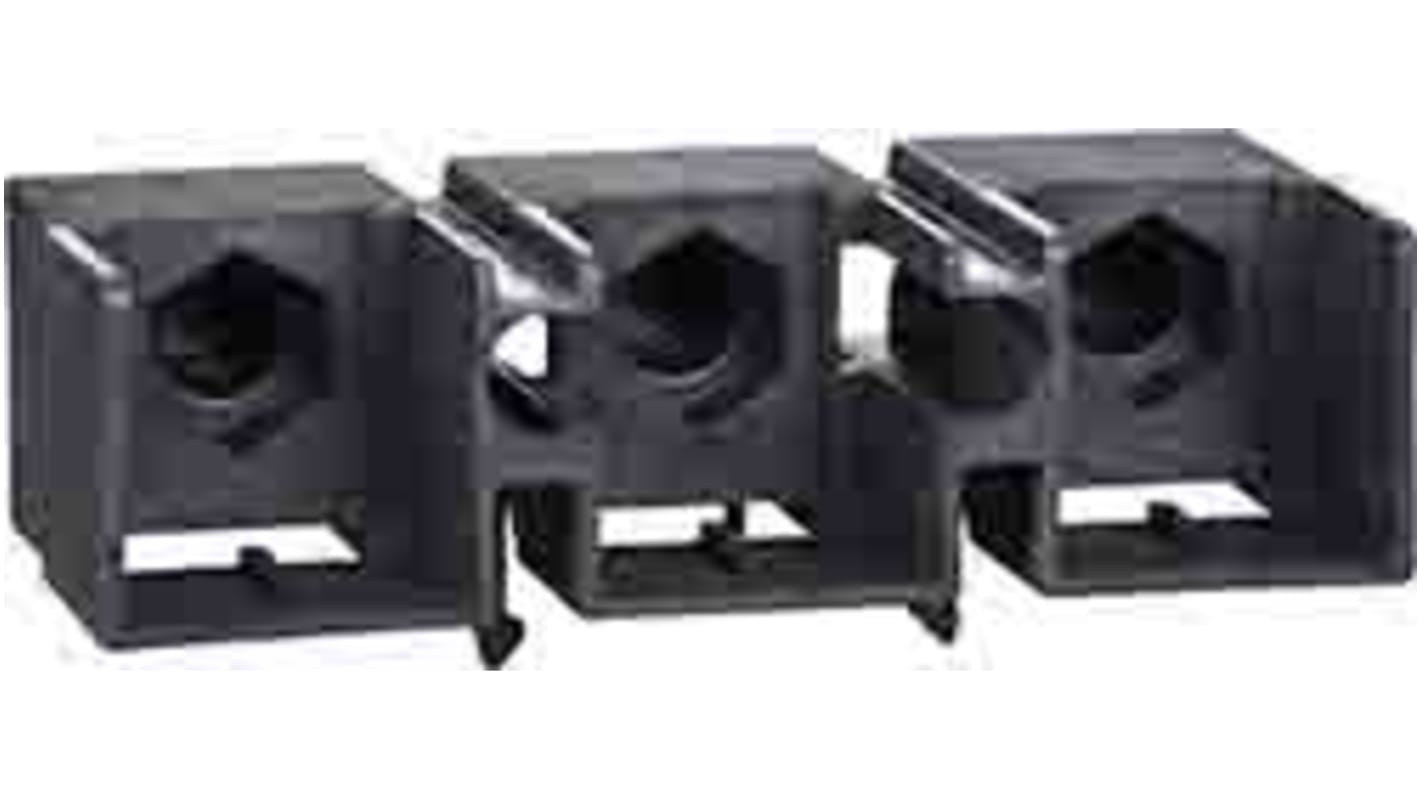 Morsettiera Schneider Electric LA9D115503 per contattori LC1D115 e LC1D150, con capocorda ad anello, priva di metalli pesanti.