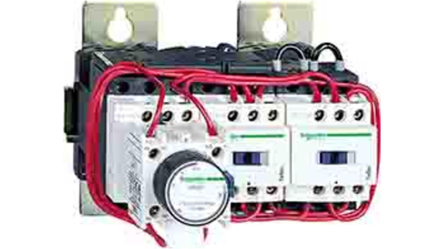 Starter stella-triangolo Schneider Electric LC3D80P7A64 per motori 3 fasi, potenza 75 kW, corrente 80 A, grado di protezione IP20.