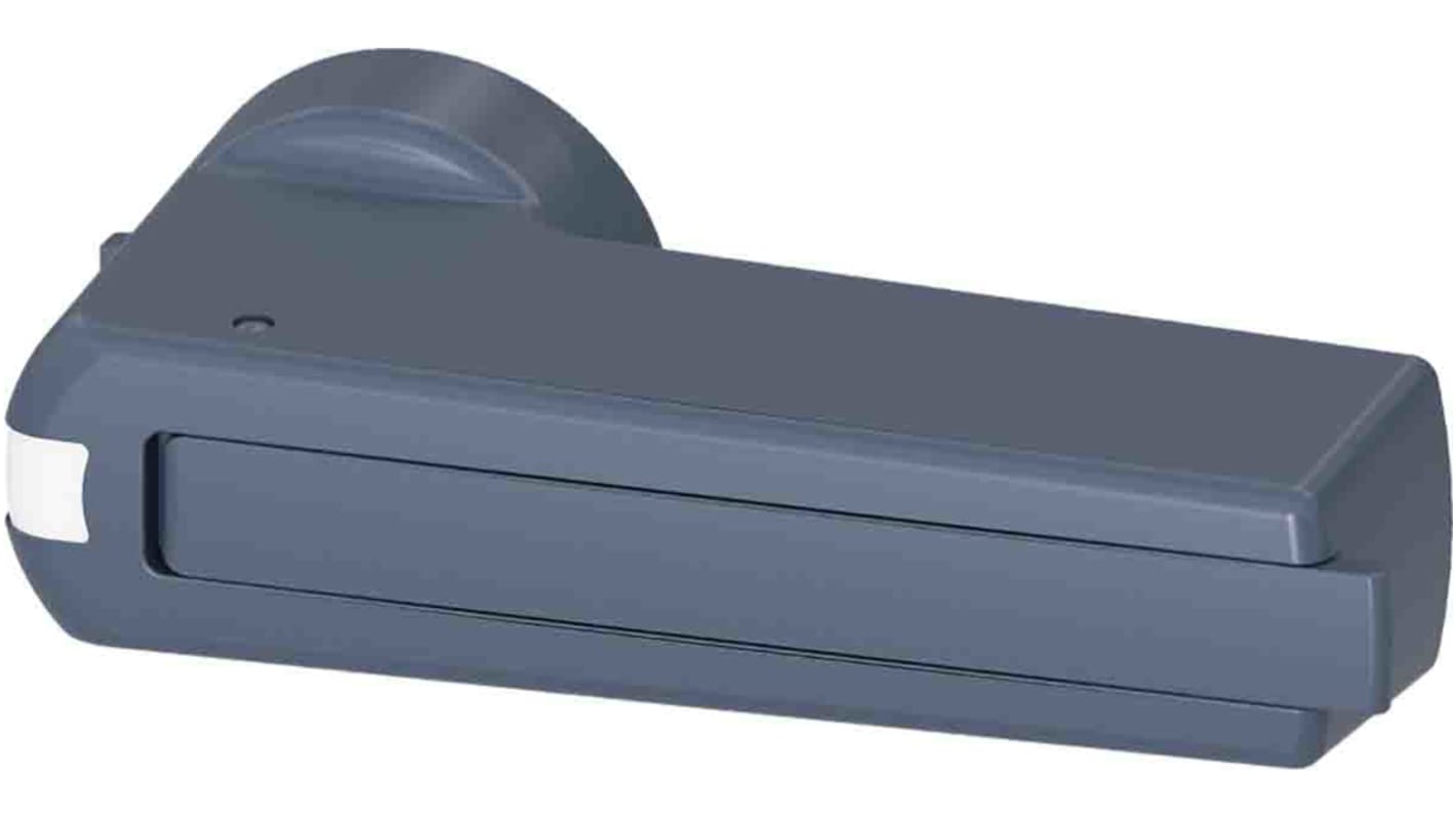 Manopola rotante grigia Siemens 3KC9201-3, 33mm, IP30 per 3KC MTSE. Accessorio con interblocco, ideale per misure 1 e 2.