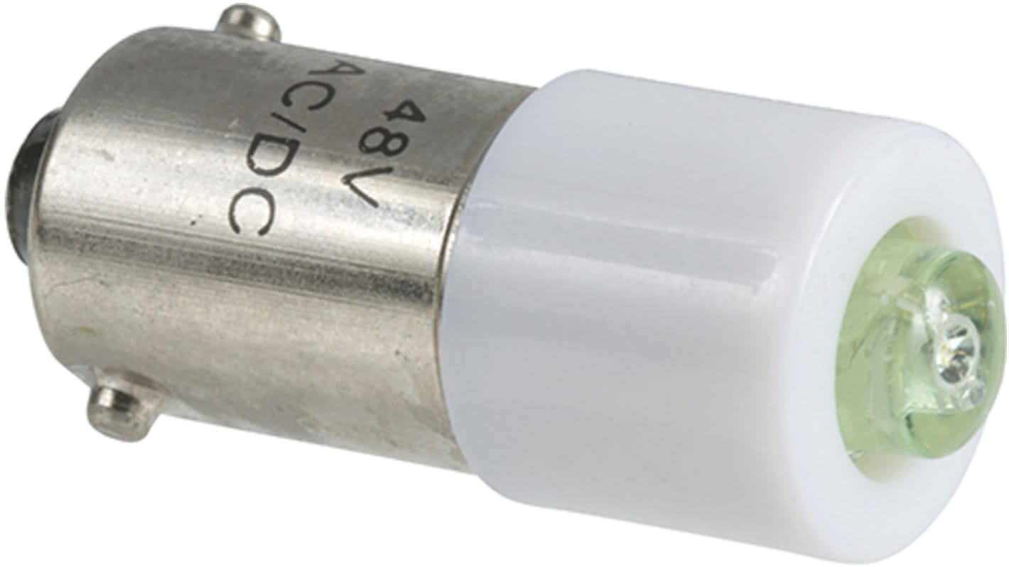 Pulsante LED Schneider Electric DL1CD0061 per Serie XB4 e XB5, con coperchio colorato e lampadina BA 9s (non inclusa).