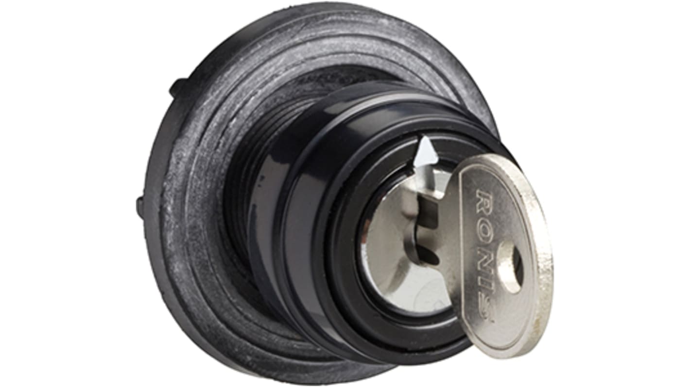 Testa selettore Schneider Electric KAA1S, serie Harmony K, cornice Ø 29 mm, angolo di commutazione 45°, grado di protezione IP65.