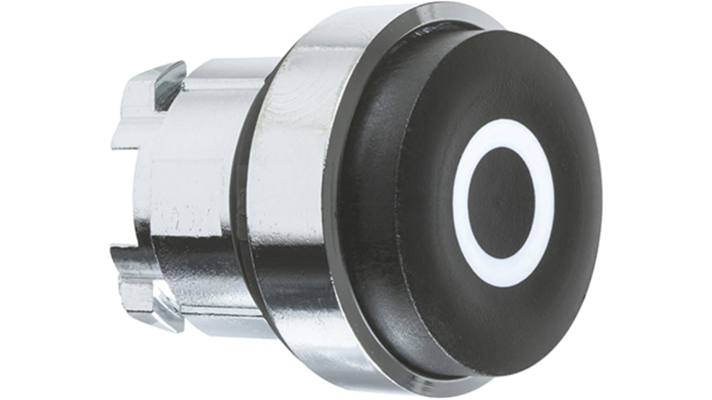 Pulsante industriale elettronico Schneider Electric ZB4BL232, Nero Ø22 mm con Ritorno a Molla. Grado di protezione IP66, Serie XB4.