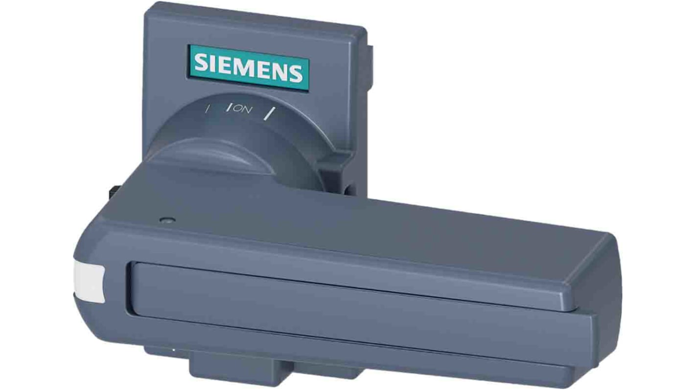 Manopola rotante Siemens 3KD9201-1 per sezionatore, bloccabile con 3 lucchetti, grado di protezione IP30, compatibile con azionamento diretto 3KD.