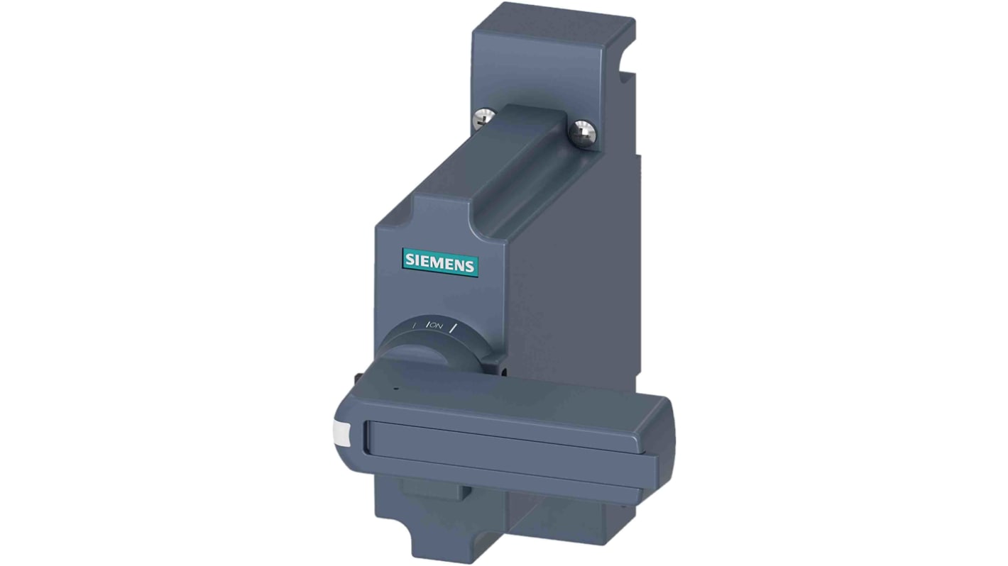 Manopola rotante Siemens 3KF9101-1AA00 per sezionatore 3KF misura 1, colore grigio, bloccabile con 3 lucchetti.