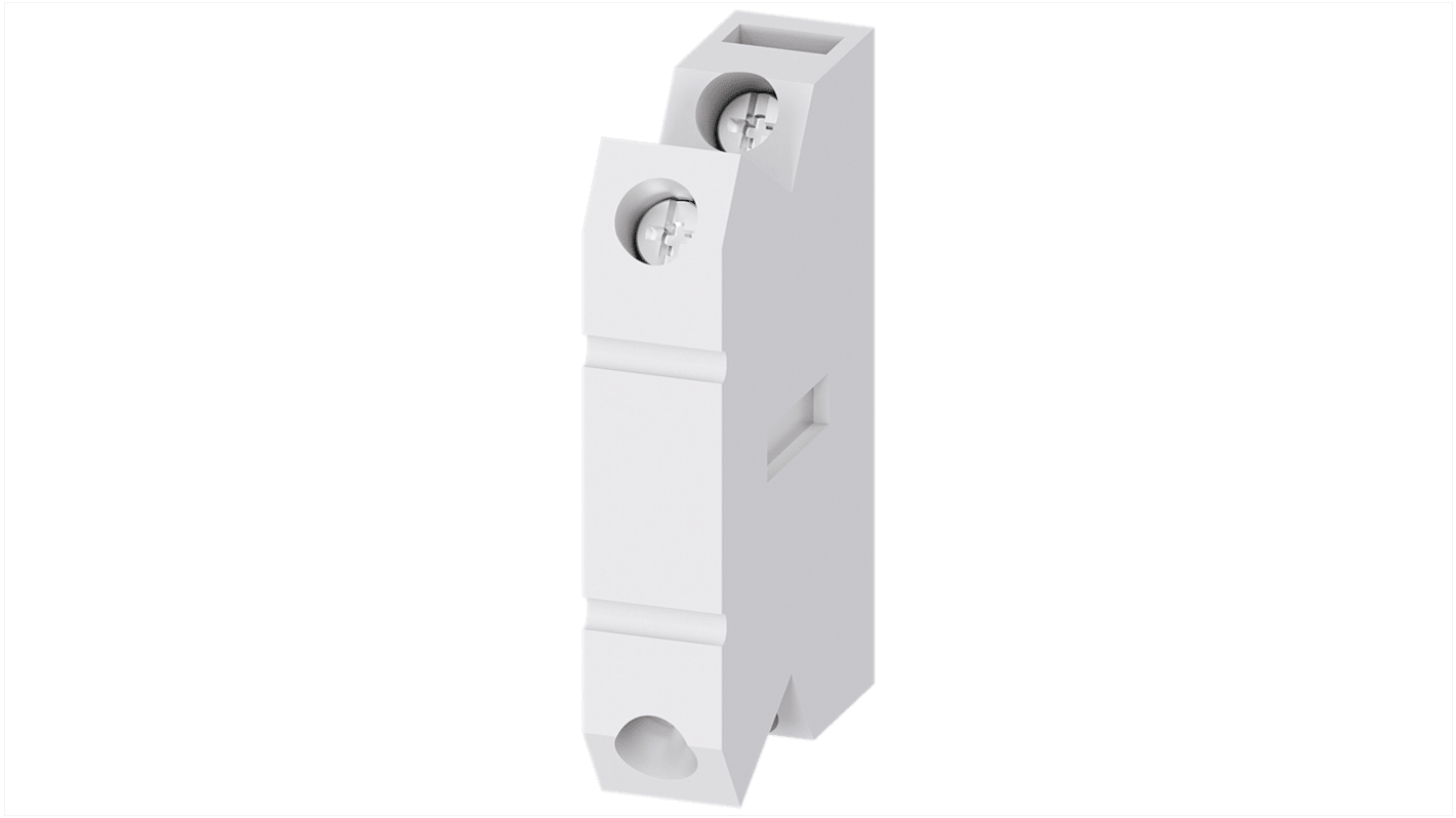 Blocco interruttore ausiliario Siemens 3LD9340-6B, 2 contatti (1 N/C + 1 N/A), montaggio frontale, per serie Sentron 3LD3.