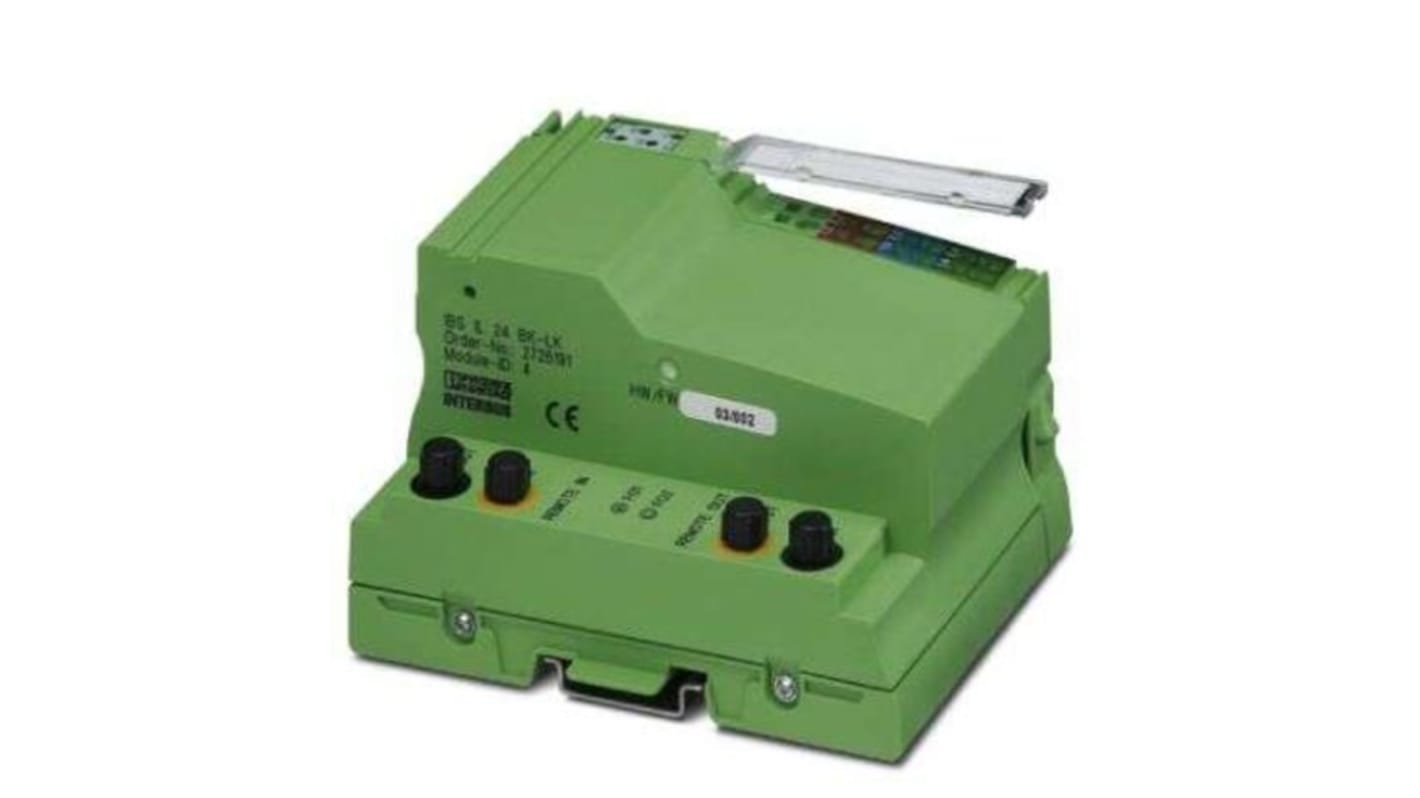 Modulo di espansione Phoenix Contact 2861218 per Bus locale in linea, dimensioni 119,8 x 85 x 71,5 mm, grado di protezione IP20.