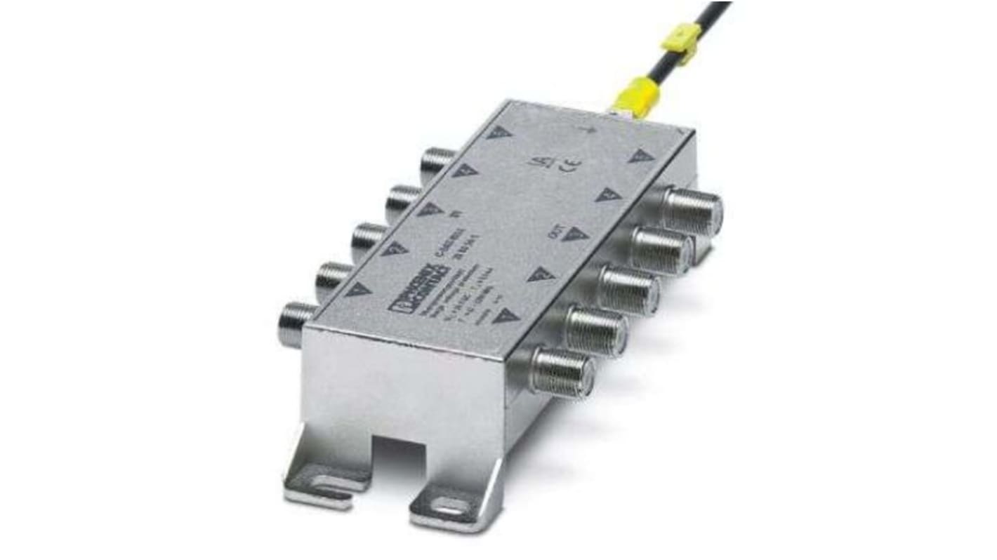 Phoenix Contact C-SAT-BOX 2880561, dispositivo di protezione contro sovracorrenti con indicatore meccanico e design compatto.