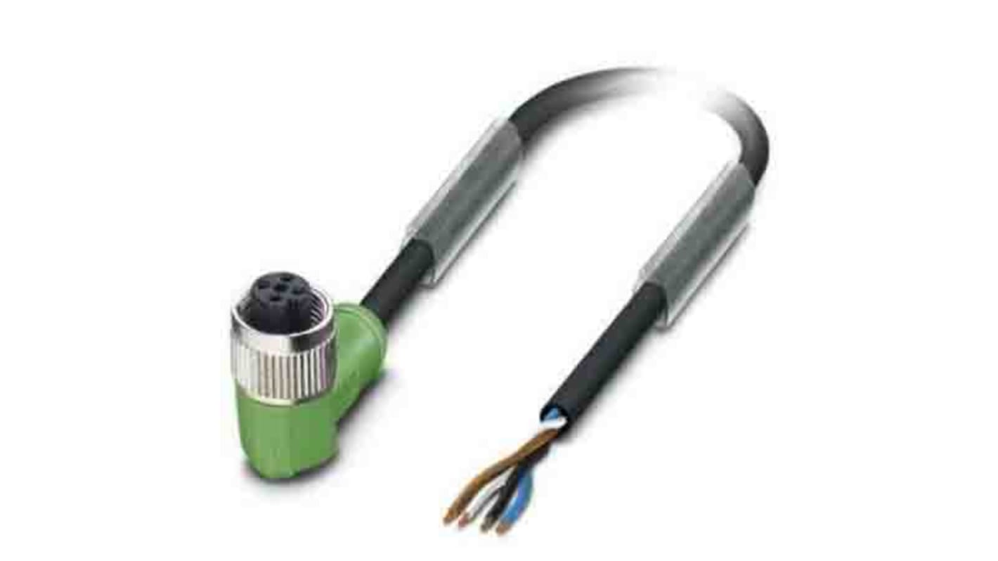 Cavo sensore/attuatore Phoenix Contact M12 Femmina 4 cond. Ø 4.2mm L. 20m IP67 IP65 - 1545001: Tensione 250V, corrente 4A, ideale da -25 °C a 90 °C.