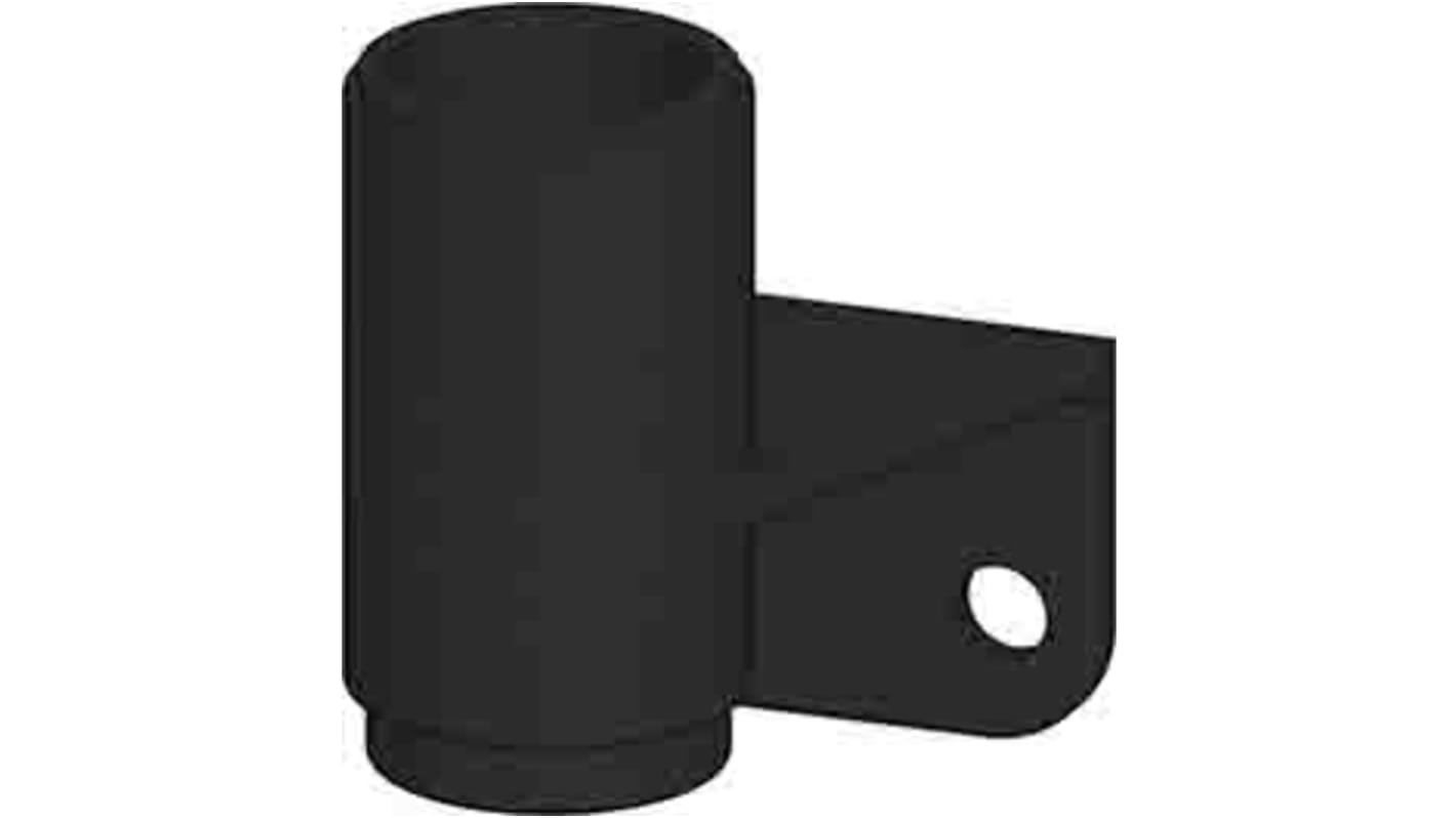 Base di montaggio Siemens 8WD4208-0CD, staffa nera per colonne di segnalazione, diametro 50 mm, montaggio a parete.