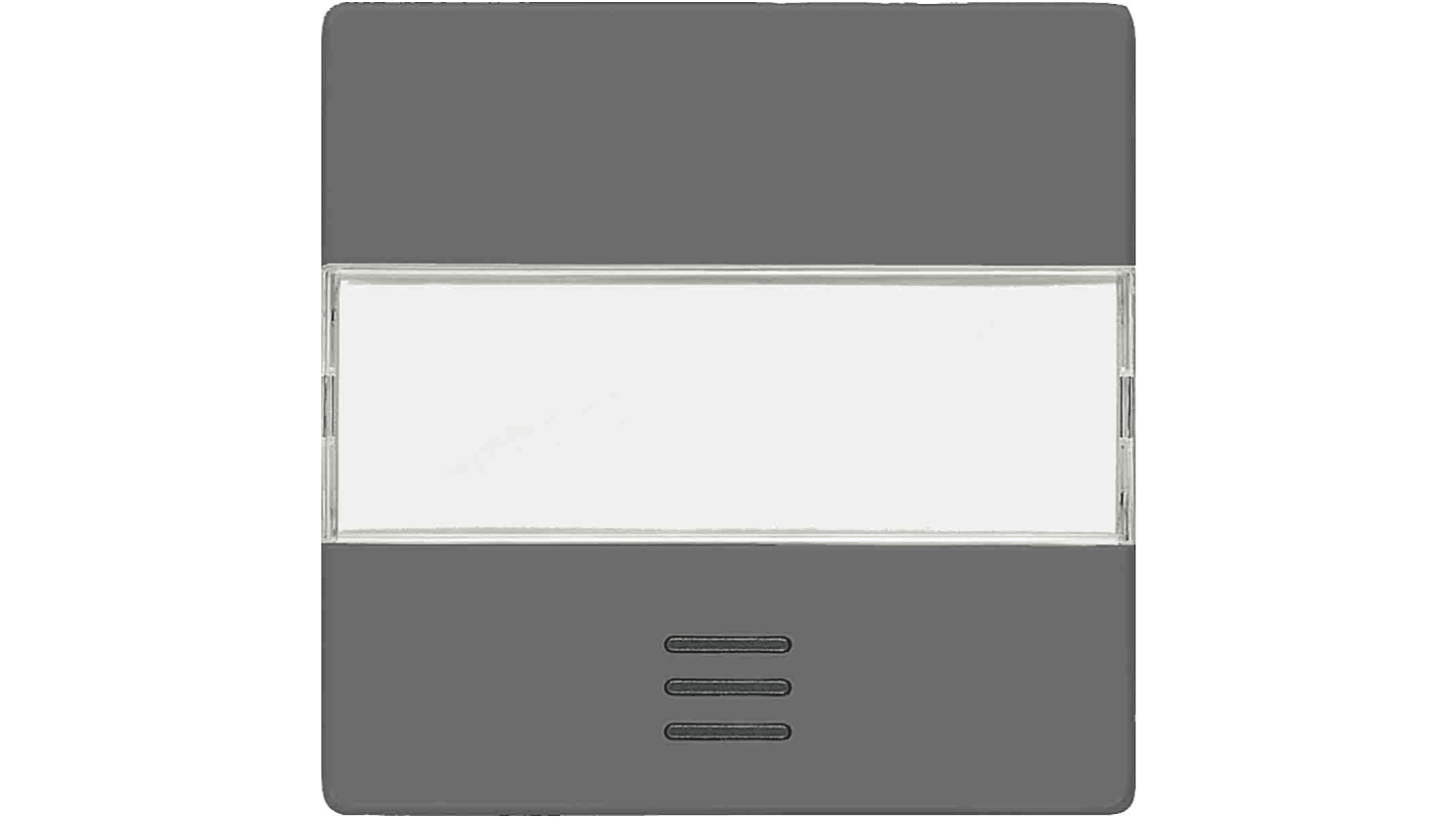 Interruttore a bilanciere Siemens 5TG6231, colore grigio, forma rettangolare, dimensioni 55mm x 55mm, classe di protezione IP20.