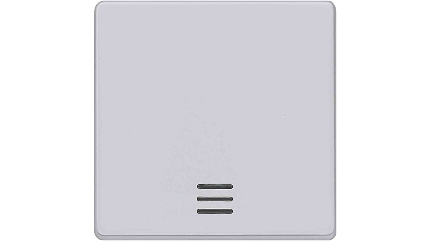 Interruttore a bilanciere Siemens 5TG6240 grigio, forma rettangolare, dimensioni 55mm x 55mm, classe di protezione IP20.