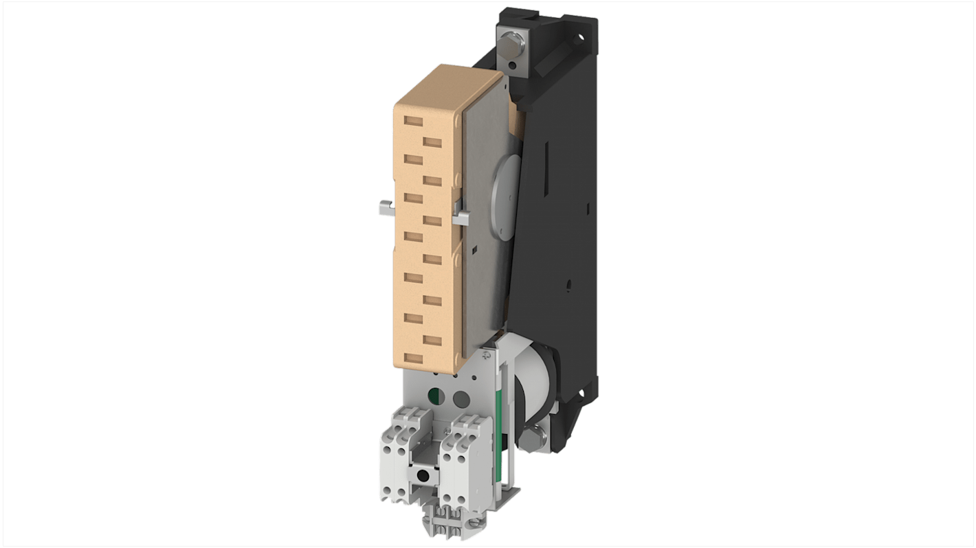 Contattore reversibile Siemens 3TC7414-1CM, 1 polo, 4NC + 4NO, 400 A, 37 kW, montaggio a vite, IP00.