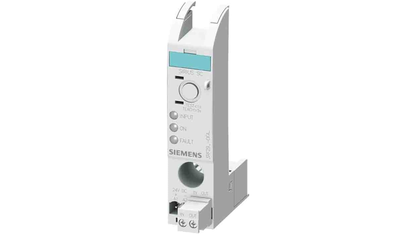 Contattore SIRIUS Siemens 3RF2920-0FA08-0KH0, 20 A, 24 V c.c., IP20, per sistema modulare 3RF2. Coperchio per relè semiconduttore.