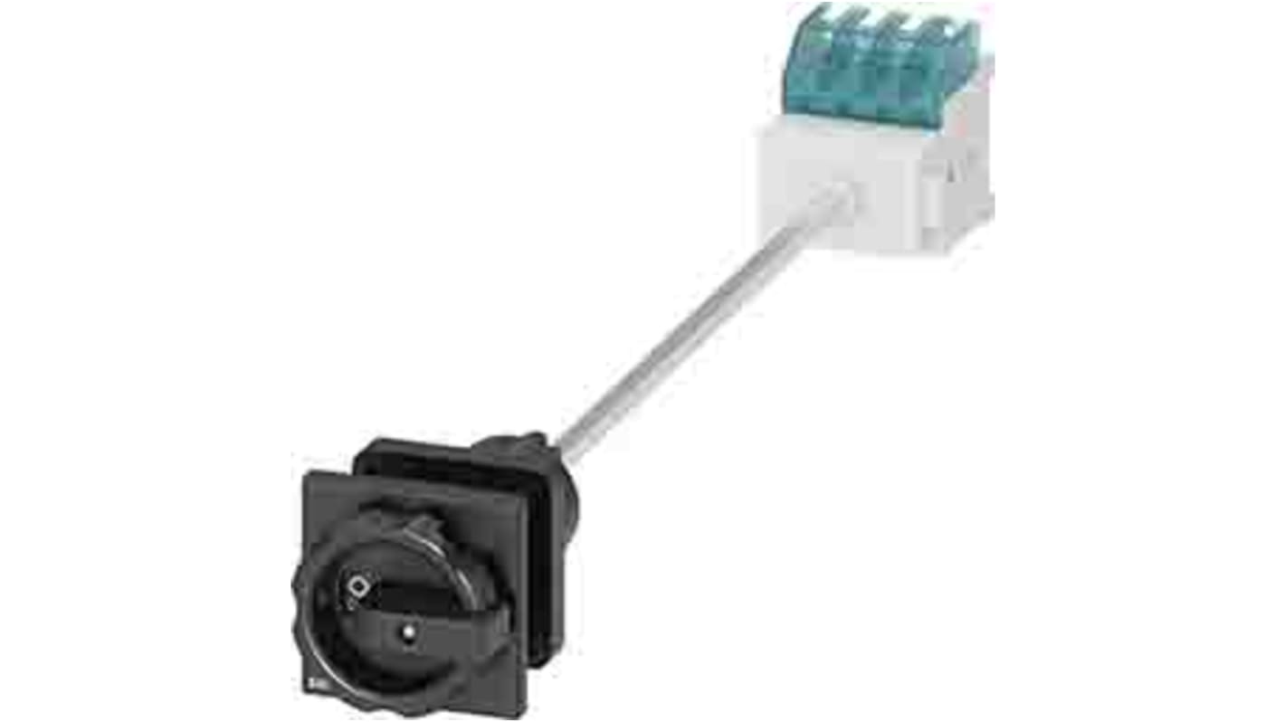 Interruttore di isolamento Siemens 3LD2044-1TL51, 4 poli, 16 A, IP65, dimensioni 451,5 x 84 x 67 mm, per applicazioni elettriche.