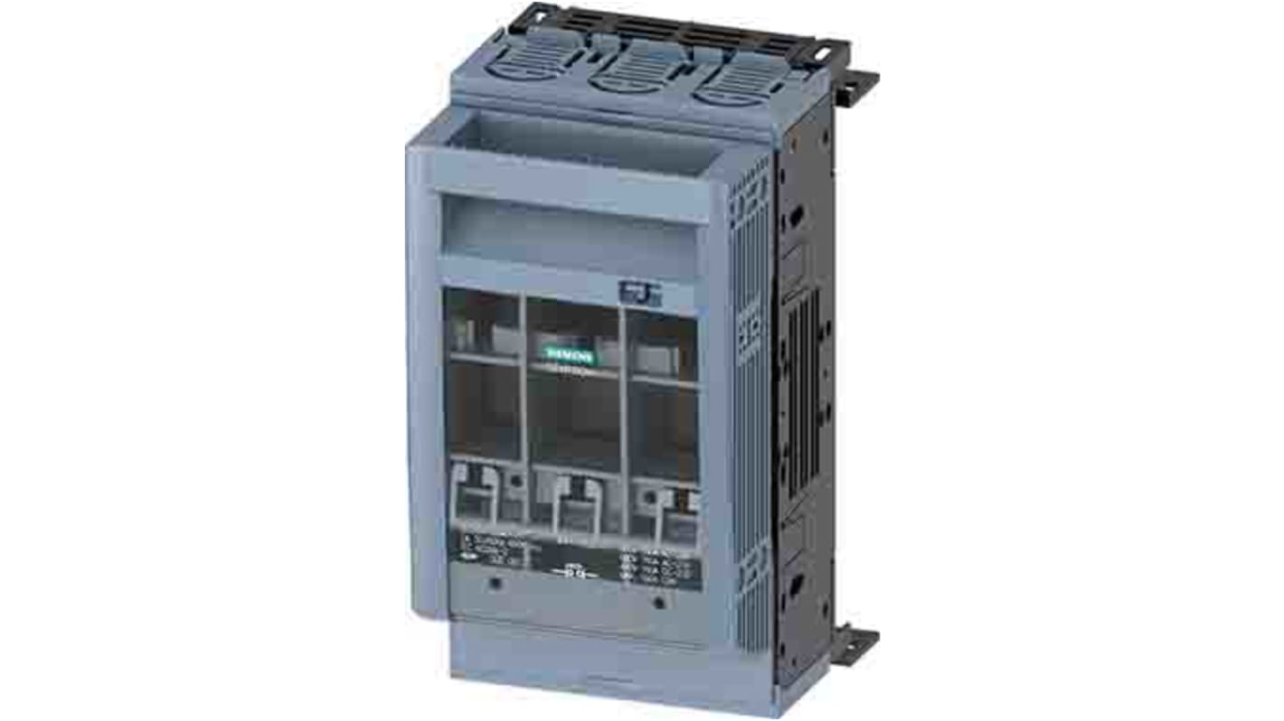 Sezionatore portafusibili Siemens 3NP1133-1BC10, 3 poli, 160A, 690V, per installazione in infrastrutture elettriche.