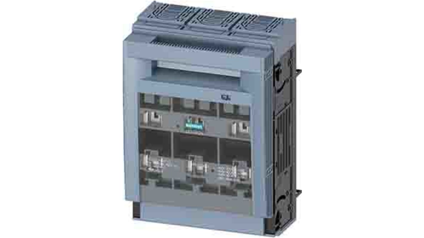 Sezionatore portafusibili Siemens 3NP1153-1BC10, 3 poli, 400A, fusibili NH1/NH2, classe di protezione IP20/IP30/IP40.