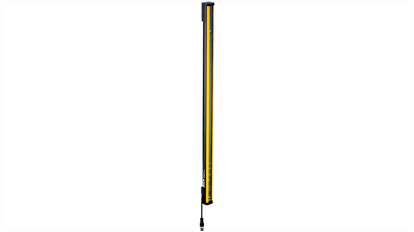 Barriera fotoelettrica Sick M2C-EA02500A10, 500mm, 2 fasci, IP69K, diagnostica io-link, dimensioni 31 x 34 mm.