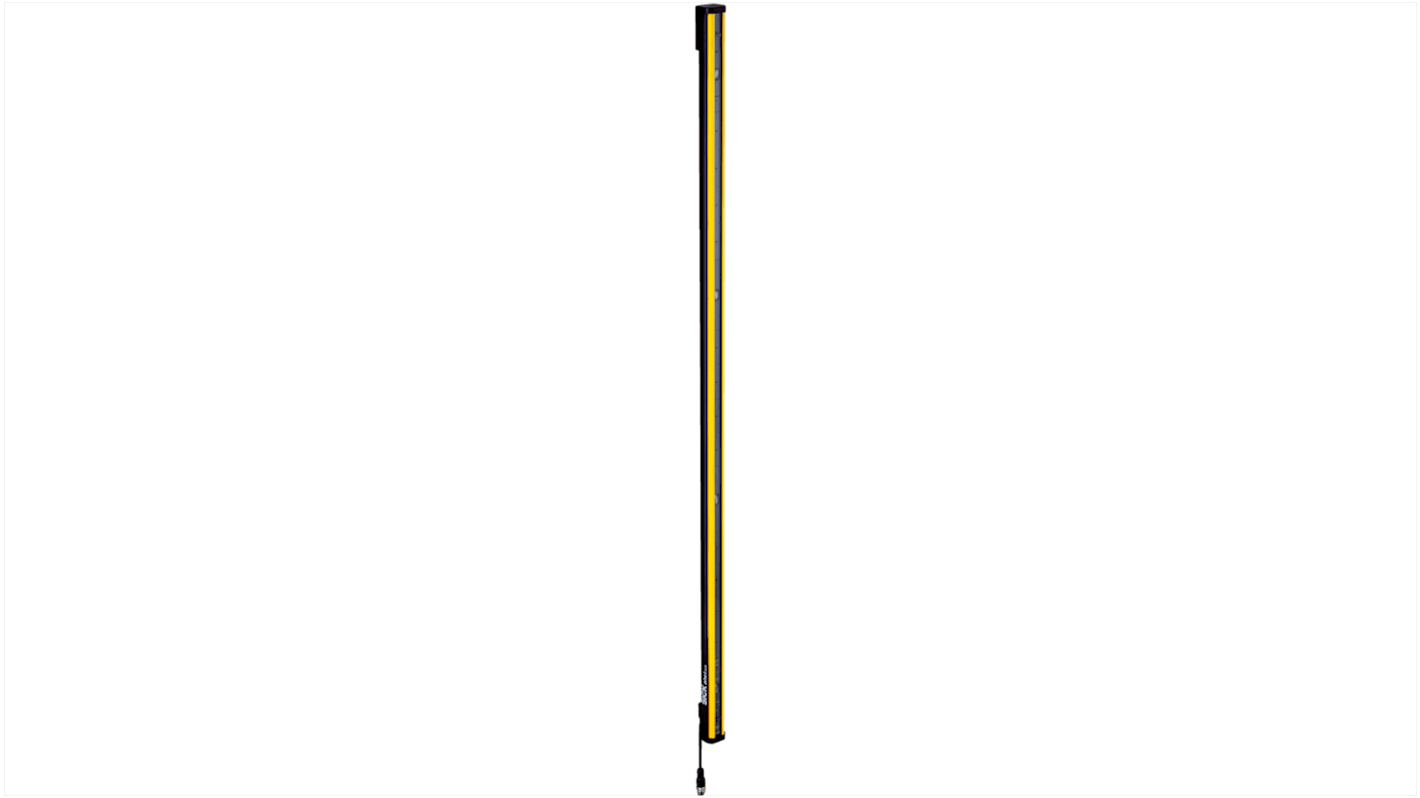 Barriera fotoelettrica Sick M4C-EA04300A10, serie deTem4 Core, 4 fasci, 300 mm, IP69K, connettore M12, dimensioni 31 x 34 mm.