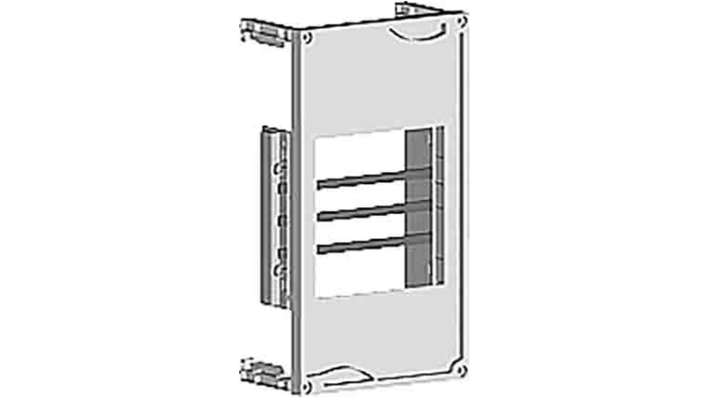 Kit di assemblaggio Siemens 8GK4801-3KK12 per basi fusibili, compatibile con sistema N a 3 poli, dimensioni 450 mm x 250 mm.