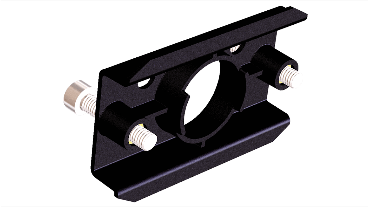 Kit di montaggio Sick BEF-MA-WLMNTS-PAC5 per pressostato PAC50, in policarbonato con viti zincate, per installazione su parete.