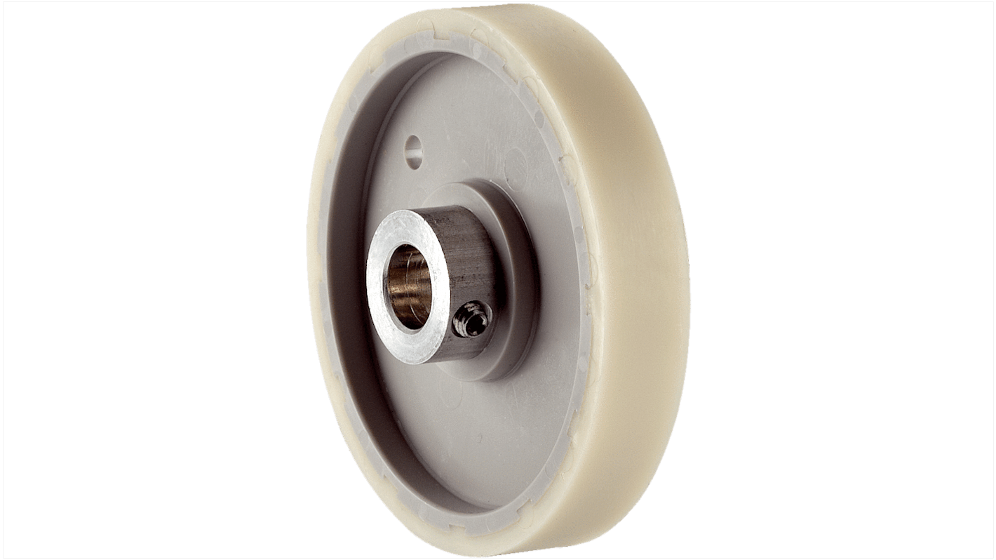 Ruota per encoder Sick BEF-MR-010020, circonferenza 20 cm, alesaggio 10 mm, in plastica, per misurazione su superfici morbide.