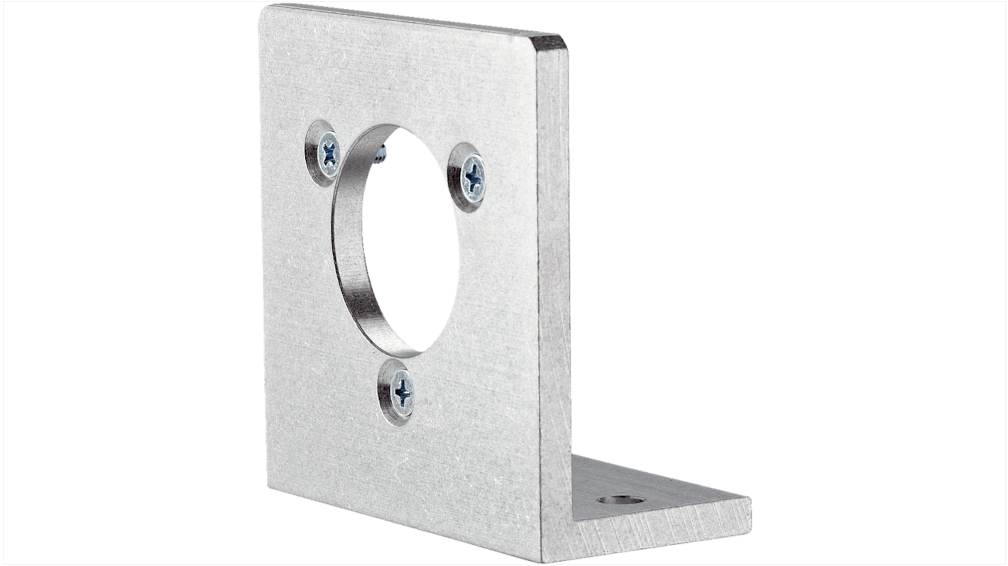 Staffa encoder Sick BEF-WF-36 per montaggio superficiale, compatibile con encoder a flangia di 58/60mm, codolo di 36mm.