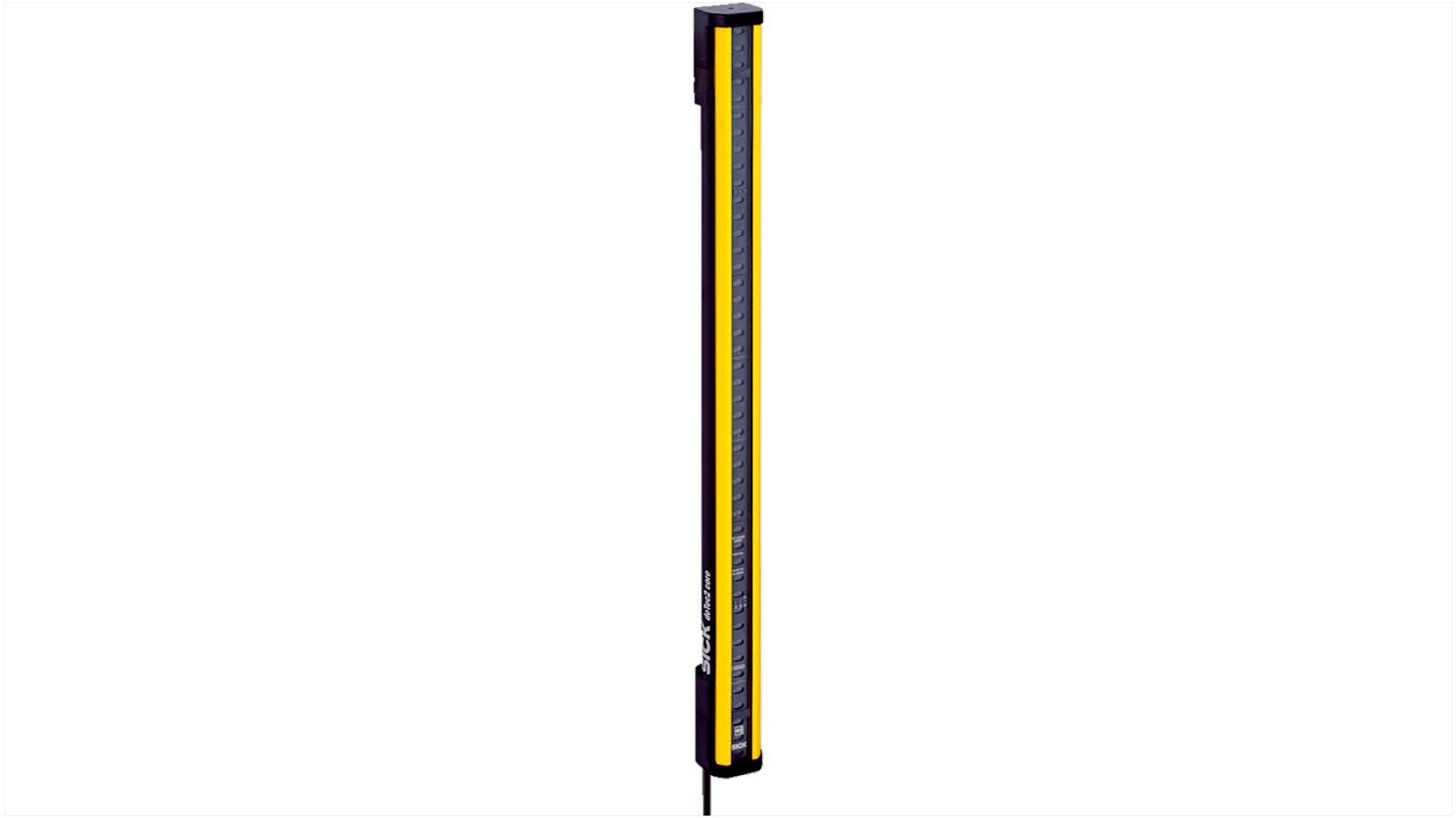 Barriera fotoelettrica Sick C2C-EA18030A10000, risoluzione 30mm, protezione fino a 1800mm, rilevamento 15m, IP65/IP67/IP69K.