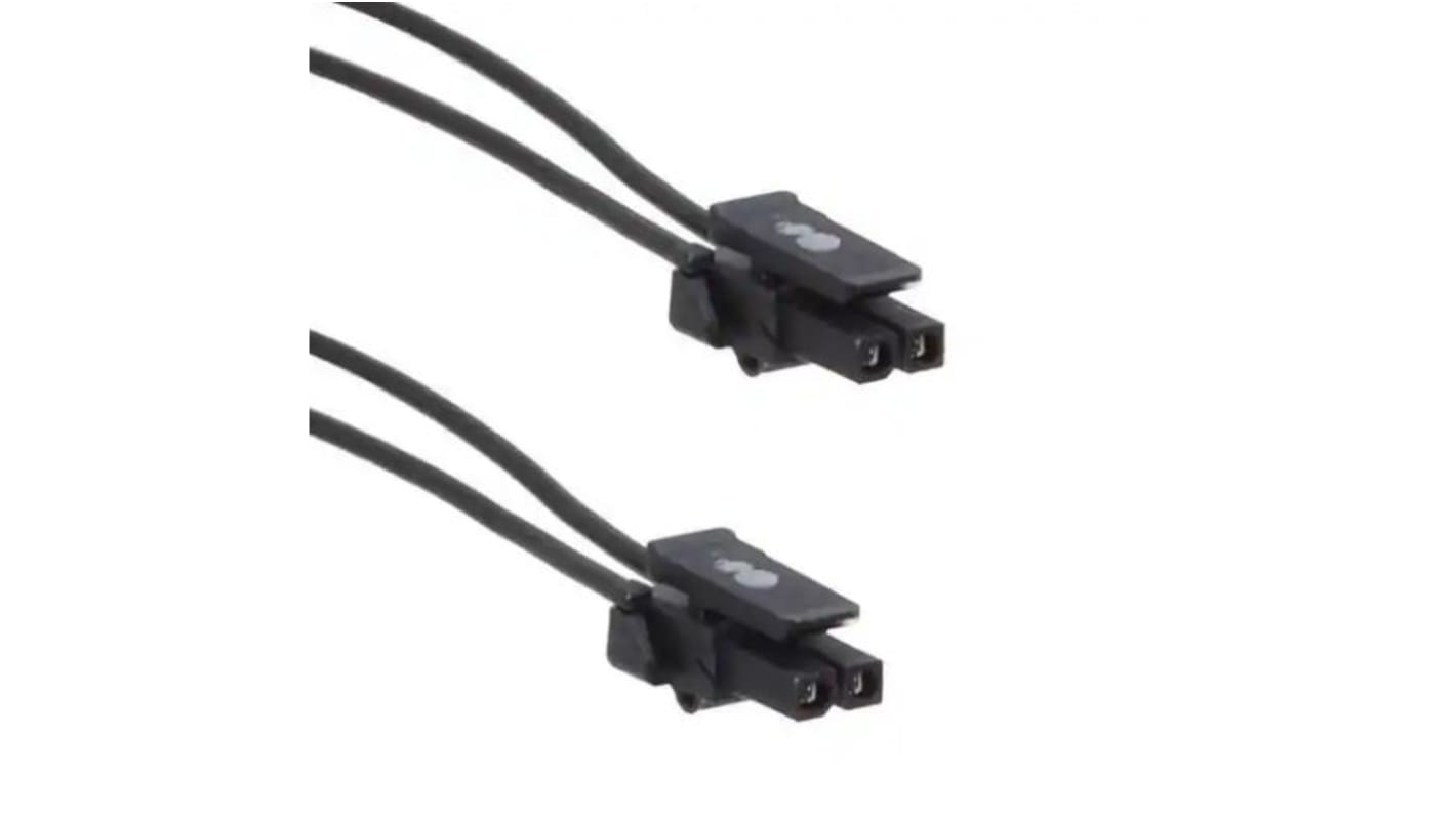 Cavo Molex Micro-Fit TPA, 300 mm, connettori maschio a 2 contatti, design compatto, guaina nera, terminazione a crimpare.