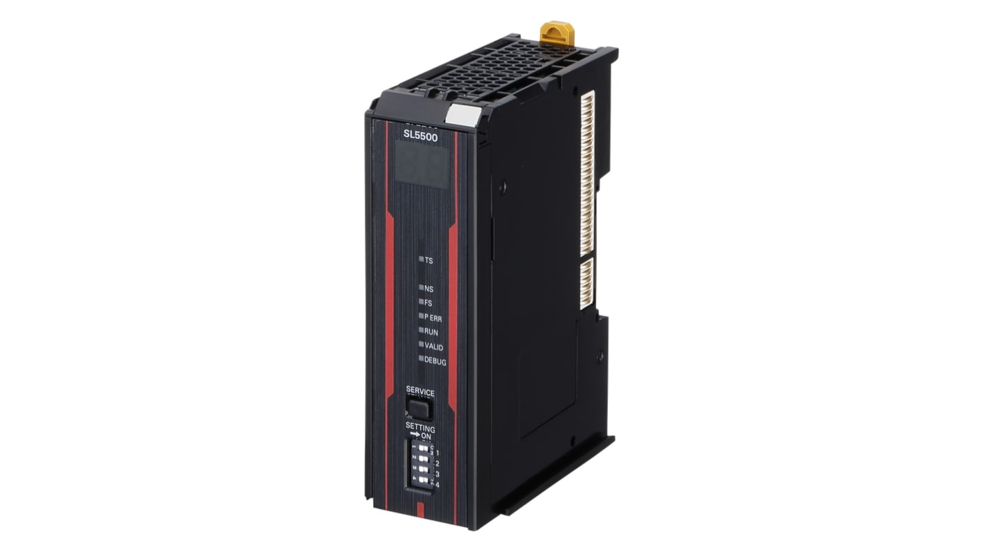 Controller di sicurezza Omron NX-SL5500, rete Ethernet/IP, fino a 1024 punti I/O, conforme a EN ISO 13849-1.