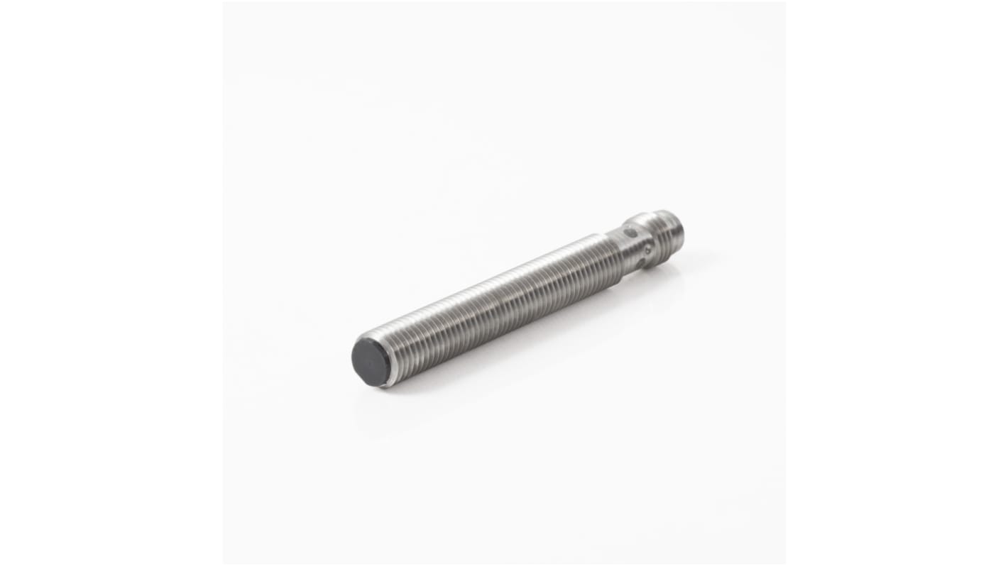 Sensore di prossimità induttivo cilindrico Omron E2B-S08LS01-MC-B1, PNP, M8, rilevamento 1,5 mm, IP67, acciaio inox, 66 mm.