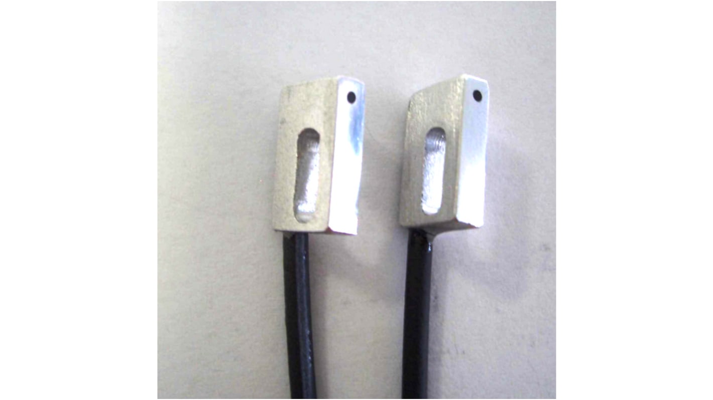 Sensore per fibre ottiche Omron E32-ET15YR-1 2M, quadrato, cavo 2 m, rilevamento fino a 1800 mm, facile configurazione.