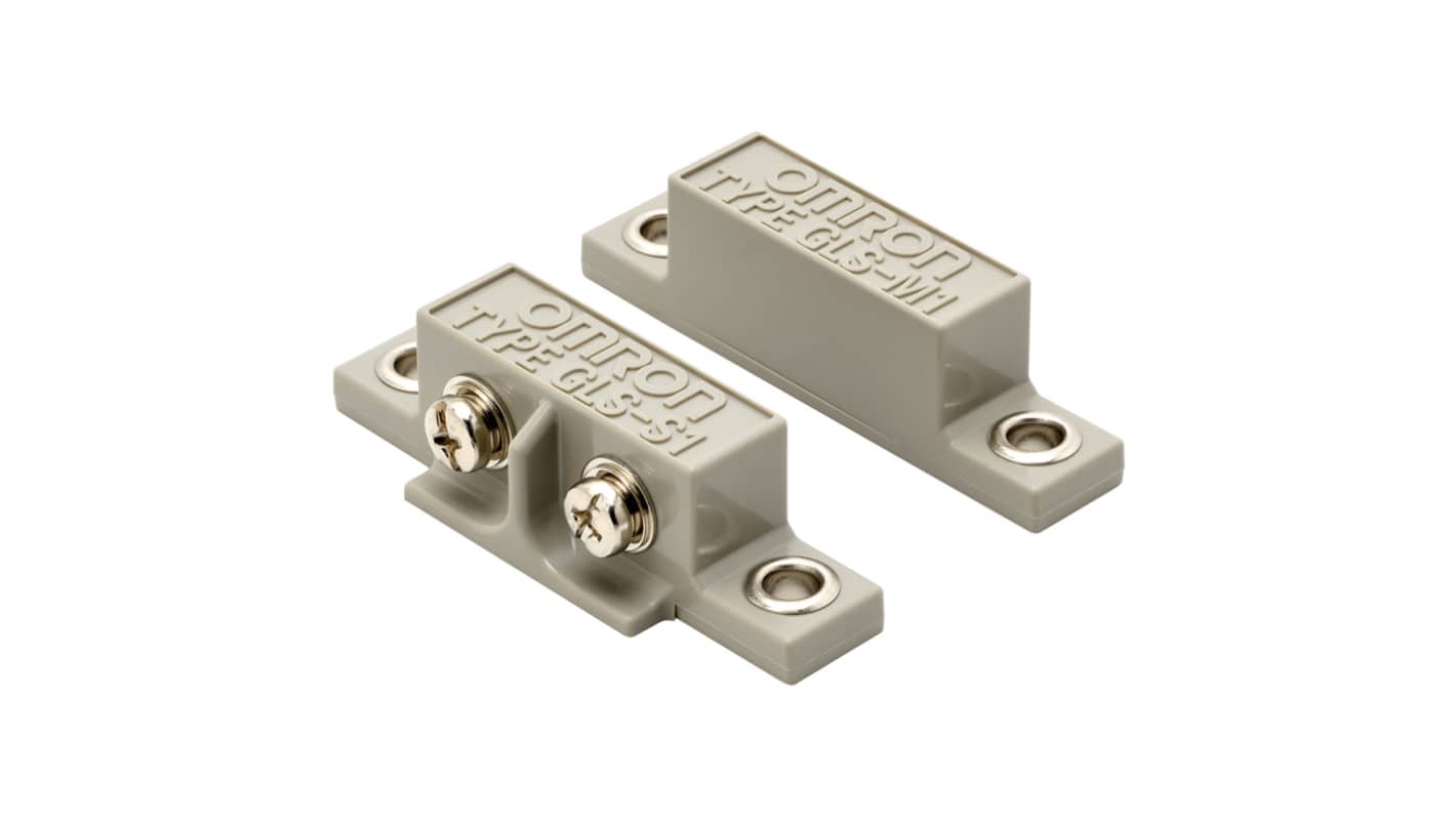 Interruttore di prossimità rettangolare Omron GLS-1 AYX, 1NA, 0,1A, per rilevamento apertura/chiusura porte.