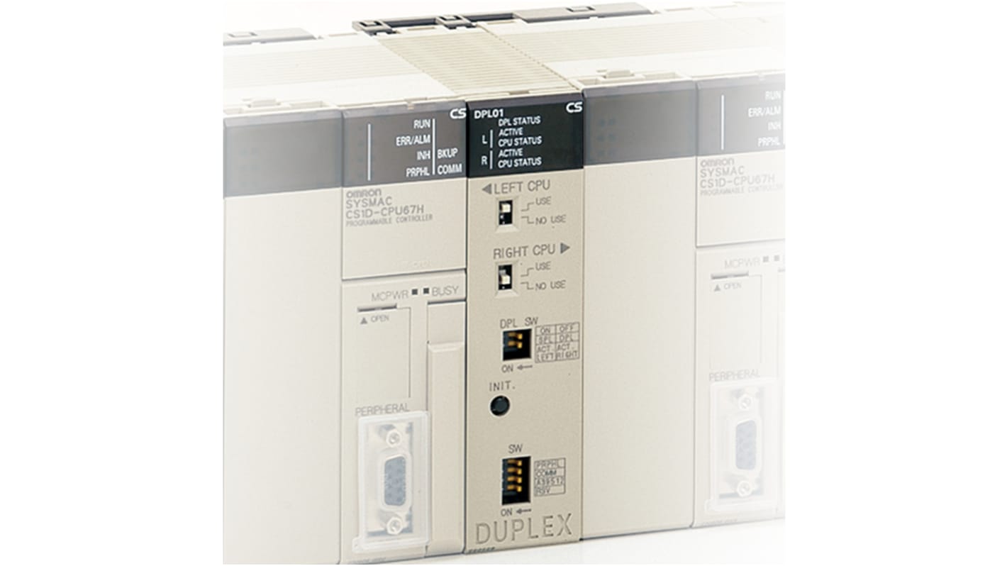Modulo di espansione PLC Omron CS1D-DPL01, unità duplex con monitoraggio errori, compatibile con PLC.