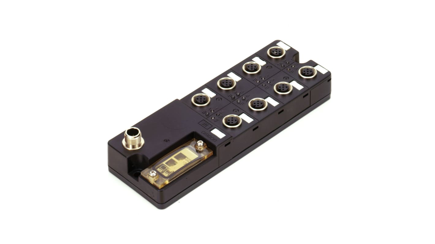 Modulo I/O PLC Omron DRT2-HD16C-1, 16 ingressi digitali, alimentazione 24 V c.c., compatibile con sistemi di automazione.