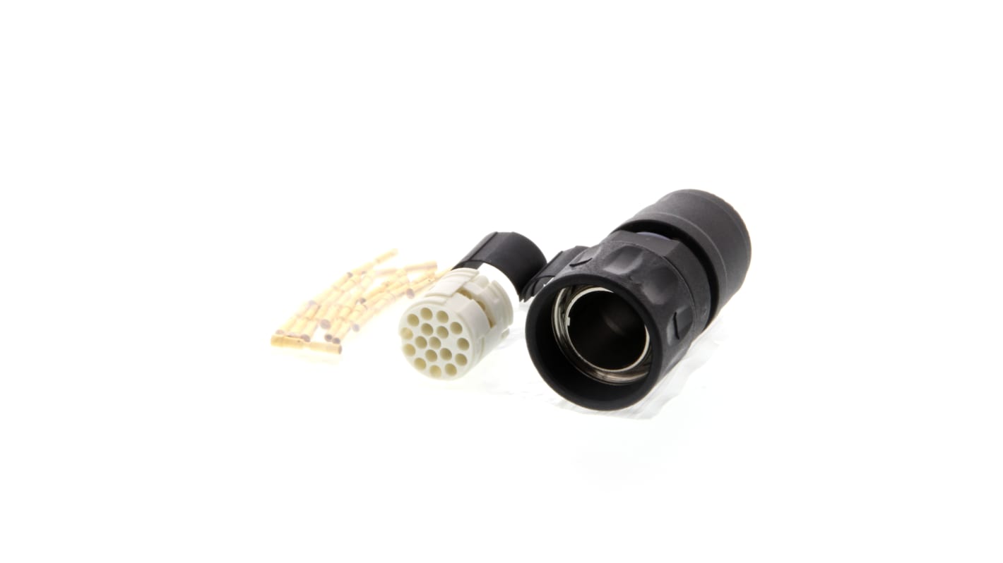 Zoccolo relè monofase Omron SPOC-17H-FRON169, tensione 200 V, connettore femmina per encoder G5, grado di protezione IP67.