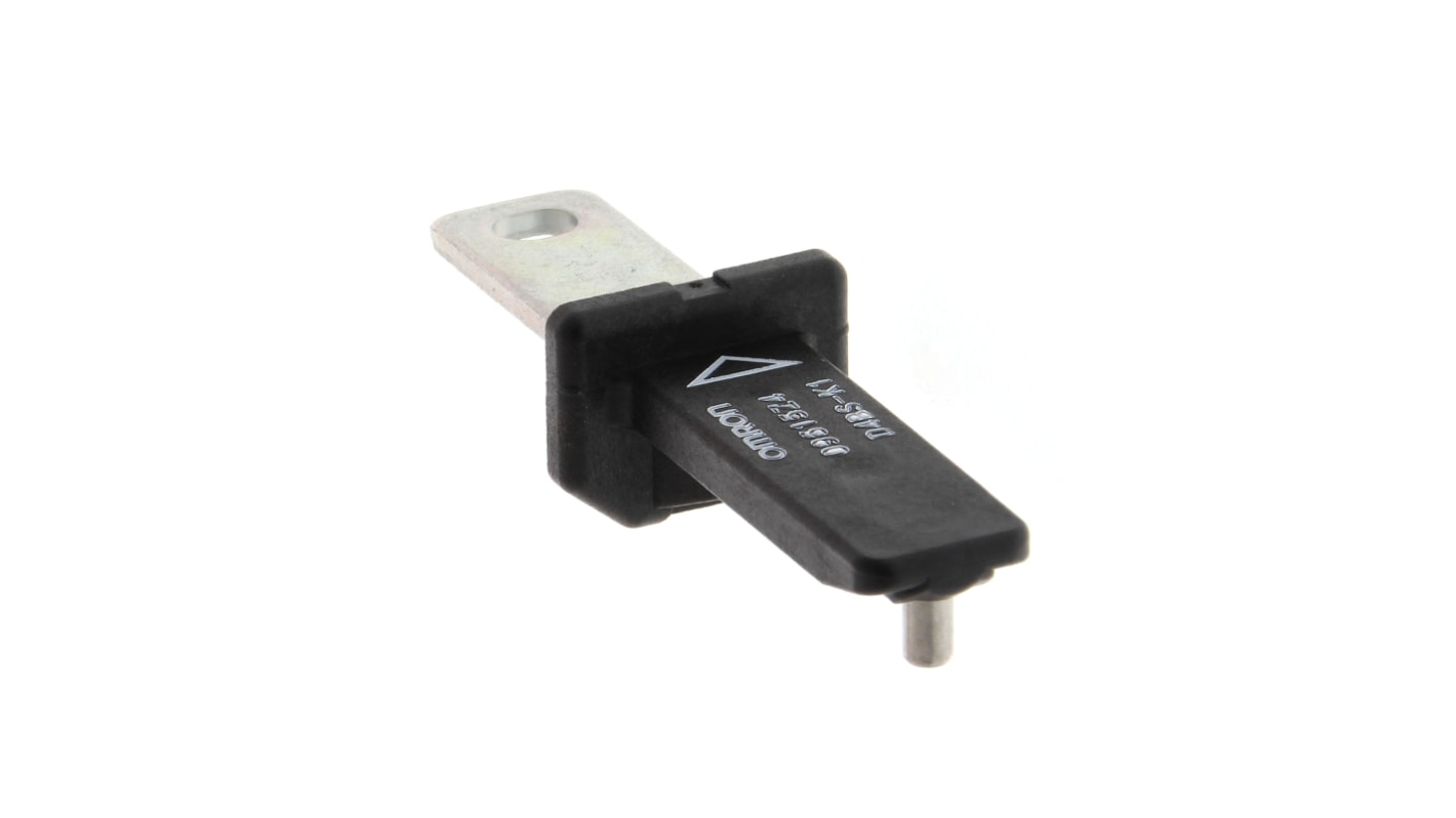 Accessorio di montaggio Omron D4BS-K1 per interruttore porta di sicurezza, montaggio verticale, conforme a standard UL e CSA.